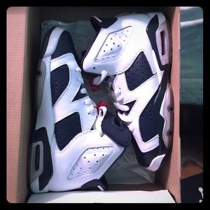 Air Jordan retro 6s. Olympic 6s!! Worn once!