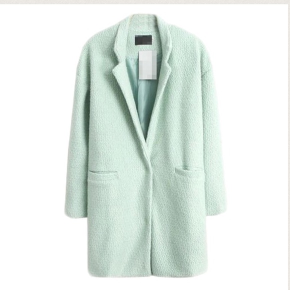 Jackets & Blazers - Pastel Mint coat