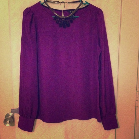 J. Crew purple top