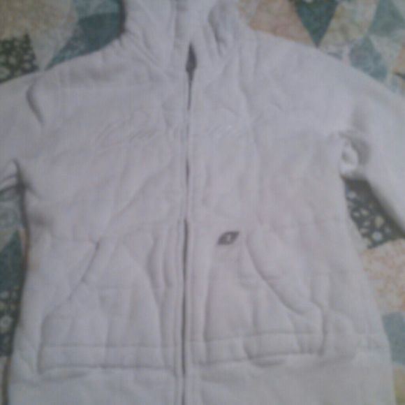 White One End zip up hoodie in great condition