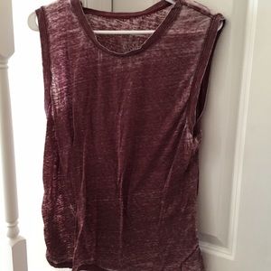 acid wash muscle tee 💋