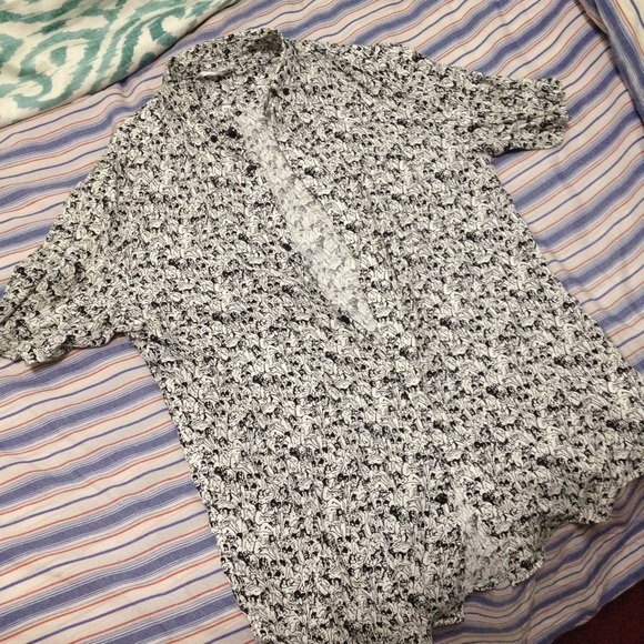 Unisex button up