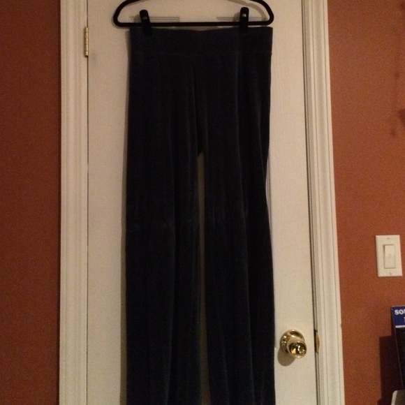 Juicy Couture Pants - Juicy Couture Velour Blue Pants