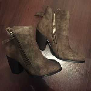 Bronze booties