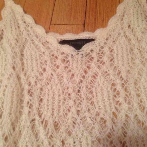 New Express Sweater Crochet Tunic - Picture 2 of 2