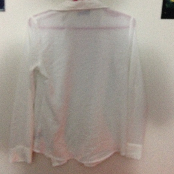 Button up white shirt with gold studs collar - Picture 3 of 3