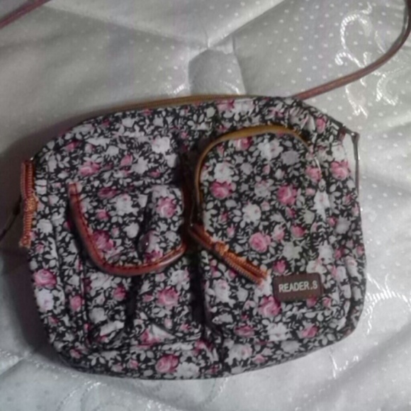 Flower cross body bag