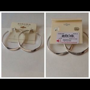 Sonoma by Kohl's silver plated earrings