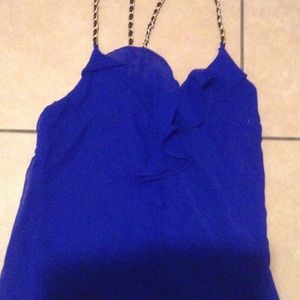 Royal blue Charlotte rues blouse so cute on