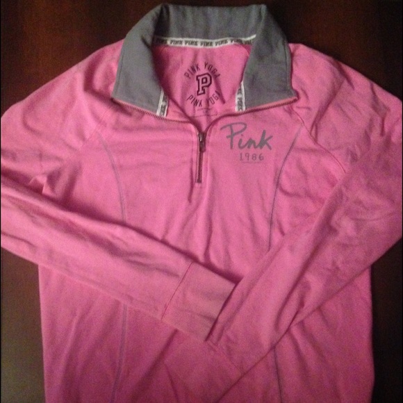 Victoria's Secret PINK Yoga Half-zip Sweatshirt