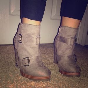 Cute high heels or booties