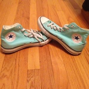 Turqoise High Top Converse