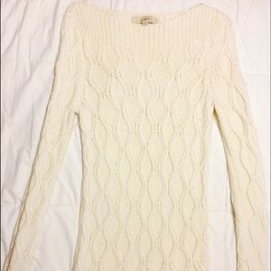 The Loft cream sweater