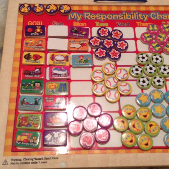 my magnetic chore chart magnetic responsibility chart and doug magnetic chore chart