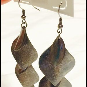 Gunmetal earrings