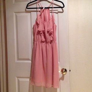 LC Lauren Conrad pale pink dress