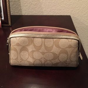 Coach makeup bag