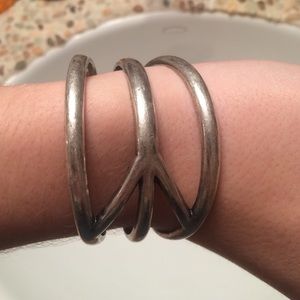 Grey steel Lucky bracelet