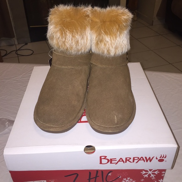 Bearpaw Tigris Genuine Rabbit Fur & Sheepskin Boot - Picture 3 of 3