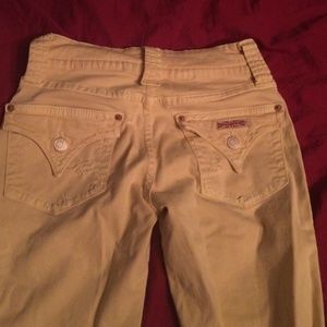 Hudson yellow jeans