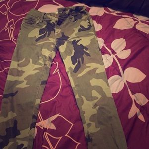Camouflage pants. From pacsun  bullhead.