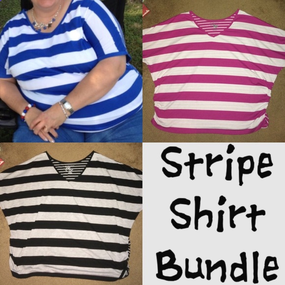 Stripe shirt bundle
