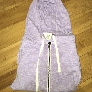 light purple hoodie