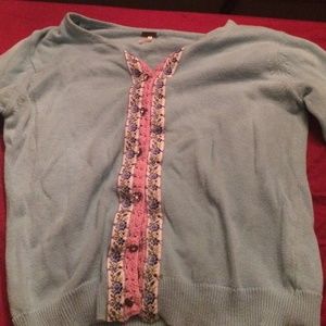 Free people floral sweater