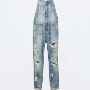 Zara Dungarees with Zip