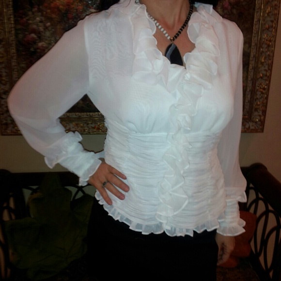 Venus White Poet Shirt