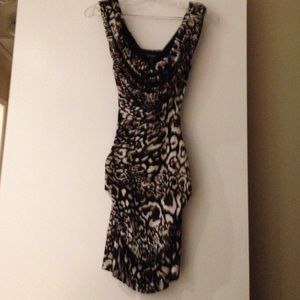 Animal print Bebe dress