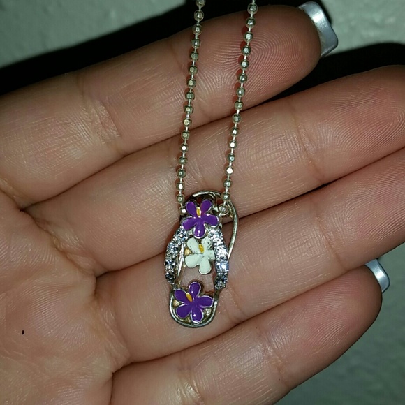 Flip flop necklace.