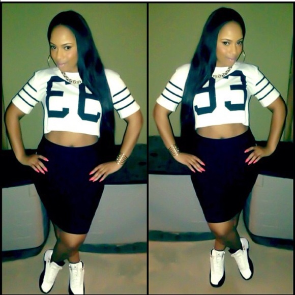Jersey style crop top (cotton)