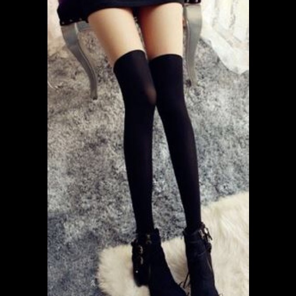 Super sexy false thigh high fake tights stocking - Picture 2 of 4