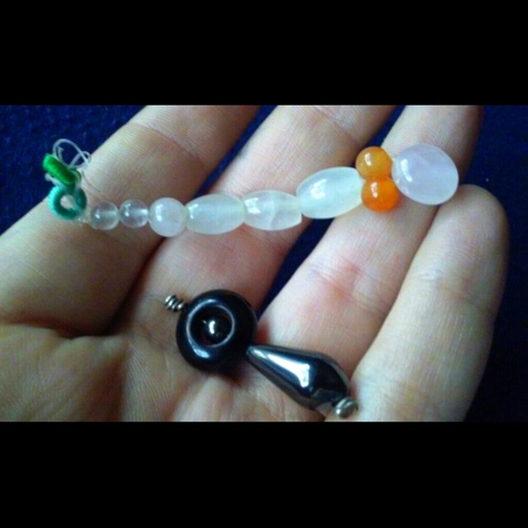 HEMATITE/PINK QUARTZ/CARNELIAN