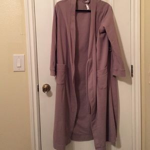 Gillian O'Malley fleece microfiber lavender robe