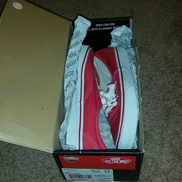 Authentix red vans