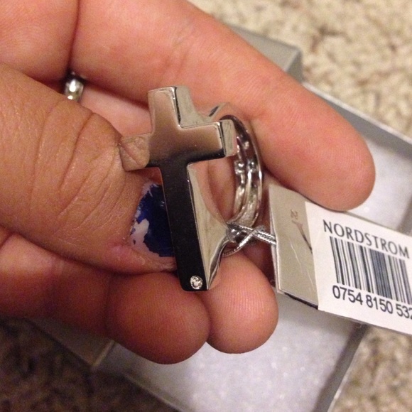 Silver Cross Ring