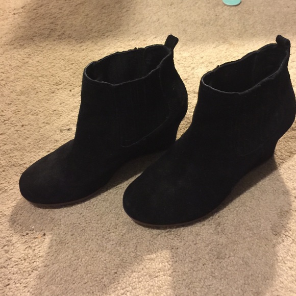 Dolce Vita Black Suede Booties