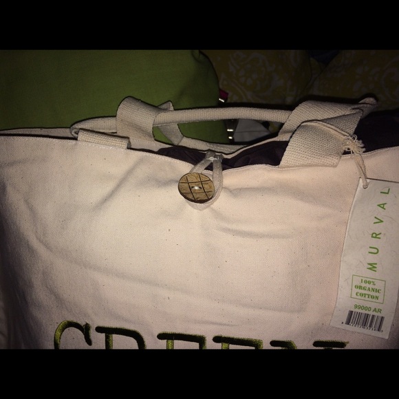 Murval 100% Organic Cotton Bag shopper tote - Picture 2 of 3