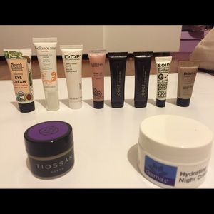 10 NEW & NEVER USED SEPHORA FACE SAMPLES.