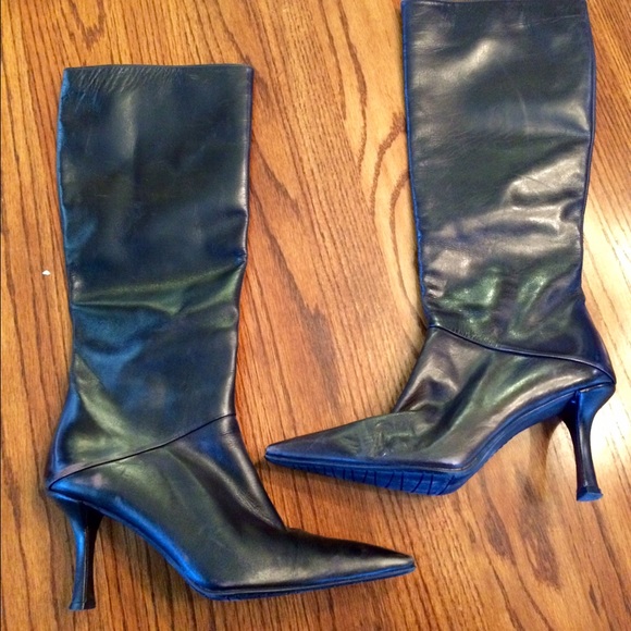 Stuart Weitzman Brown Leather Boots A