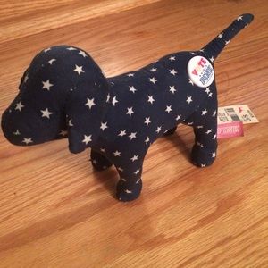 Victoria secrets PINK navy stuffed dog with stars