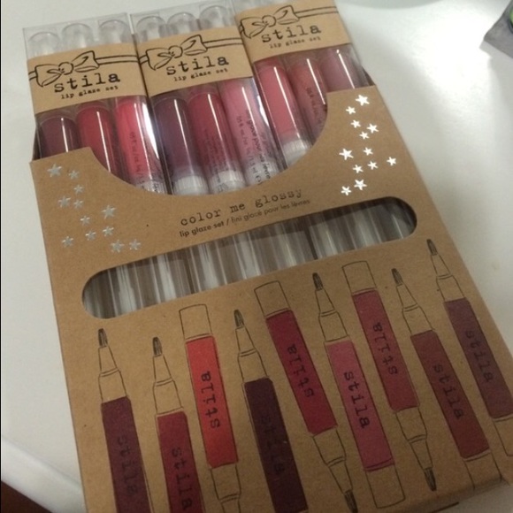 Stila Other - NIB Stila Color me Glossy lip glaze set 9 colors