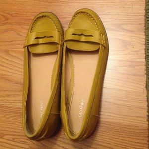 Yellow flats from old navy