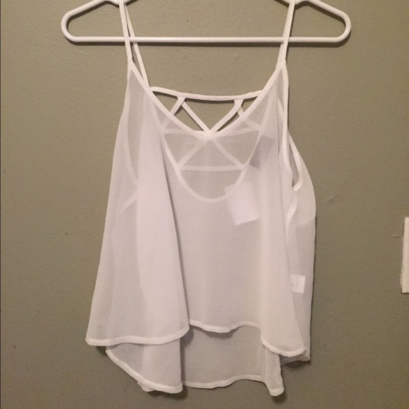 ASTR sheer crop top