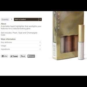 BECCA shimmering skin perfector pearl