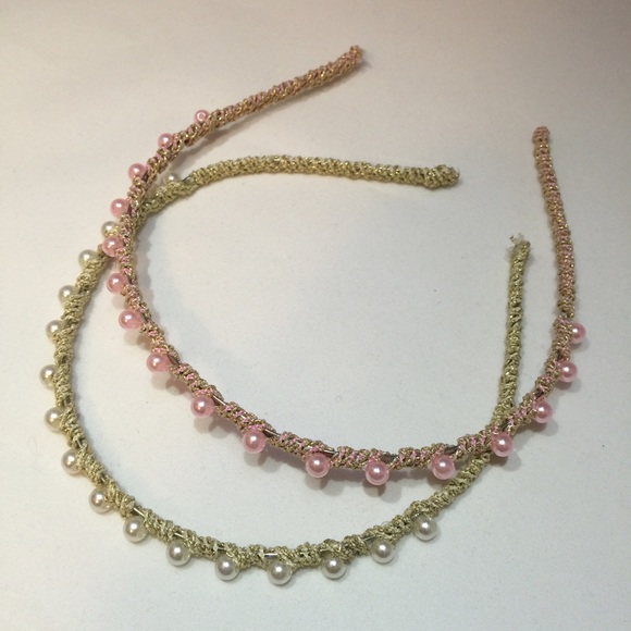 Handmade headband pearl