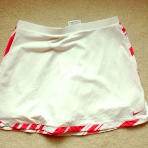 $9 Pink white stripe tennis skirt skirt