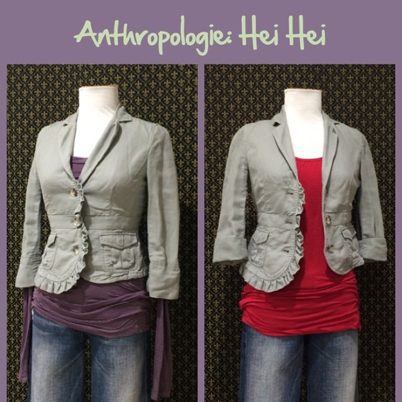 Anthropologie Jackets & Blazers - Anthro "Landmarks Jacket" by Hei Hei